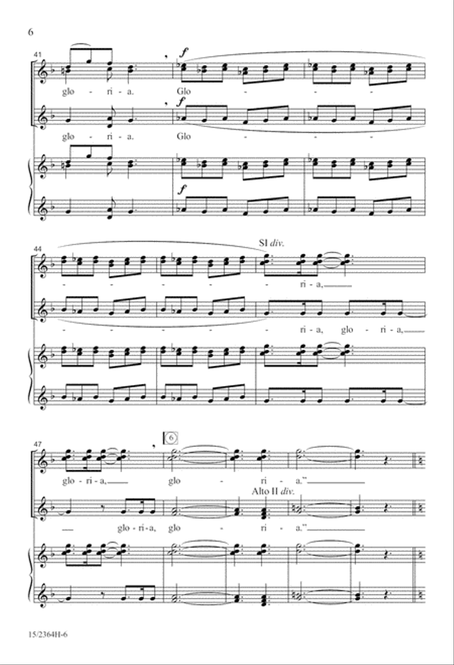 And the Angels Sang And the Angels Sang SSA scores gallery preview page 6