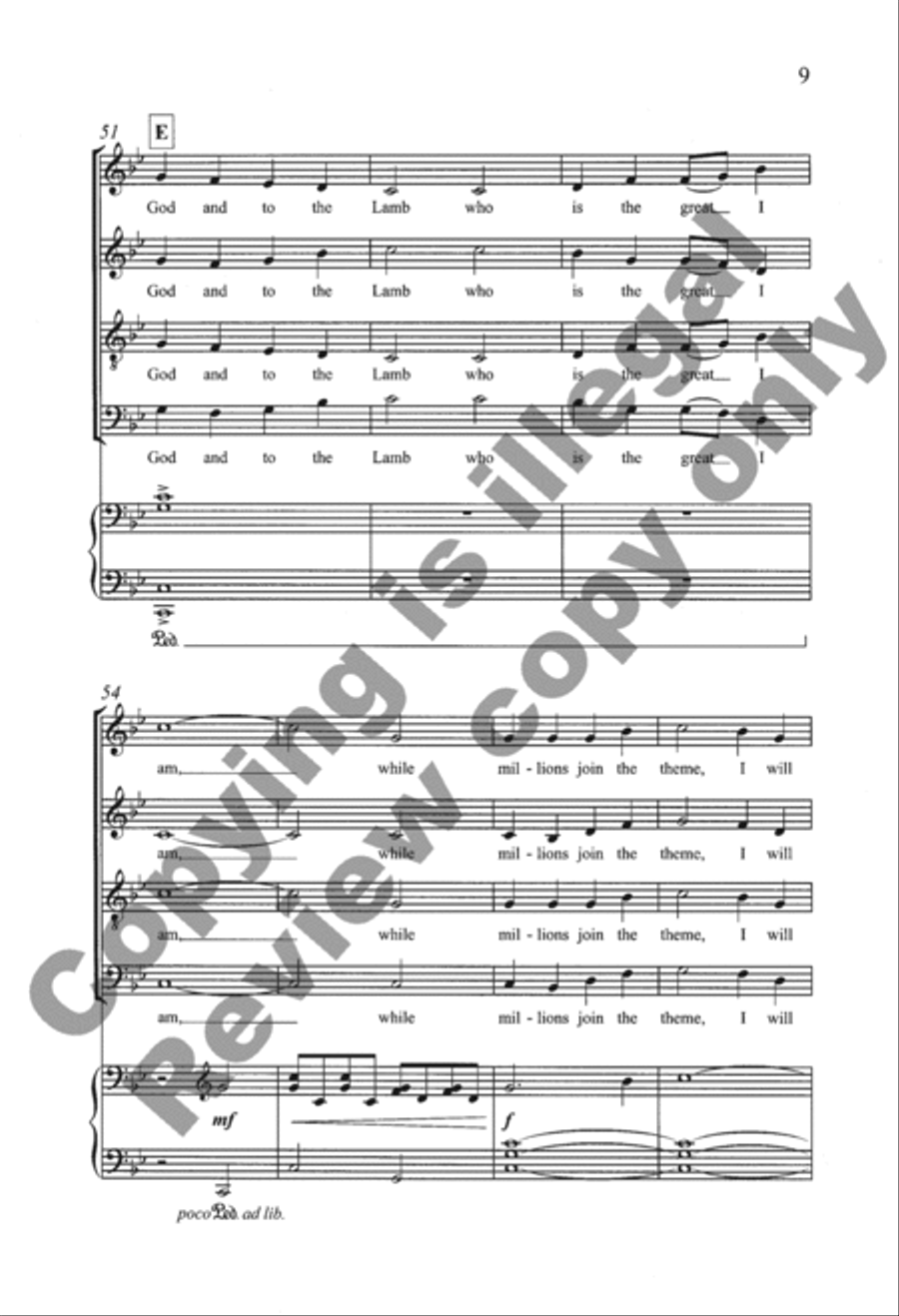 Appalachian Carols: 1. Wondrous Love 4-Part scores gallery preview page 8