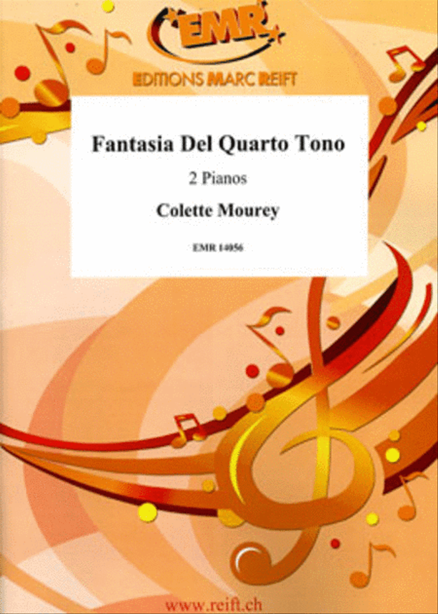Fantasia Del Quarto Tono Fantasia Del Quarto Tono Piano Duet scores gallery preview page 1
