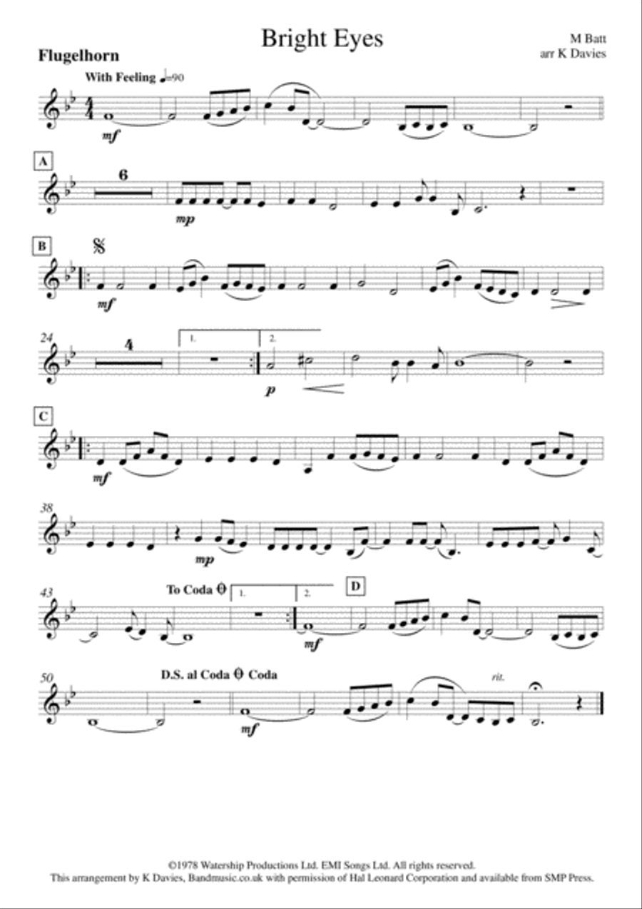 Bright Eyes Small Ensemble scores gallery preview page 4