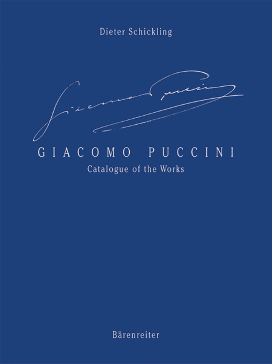 Giacomo Puccini - Catalogue of the Works