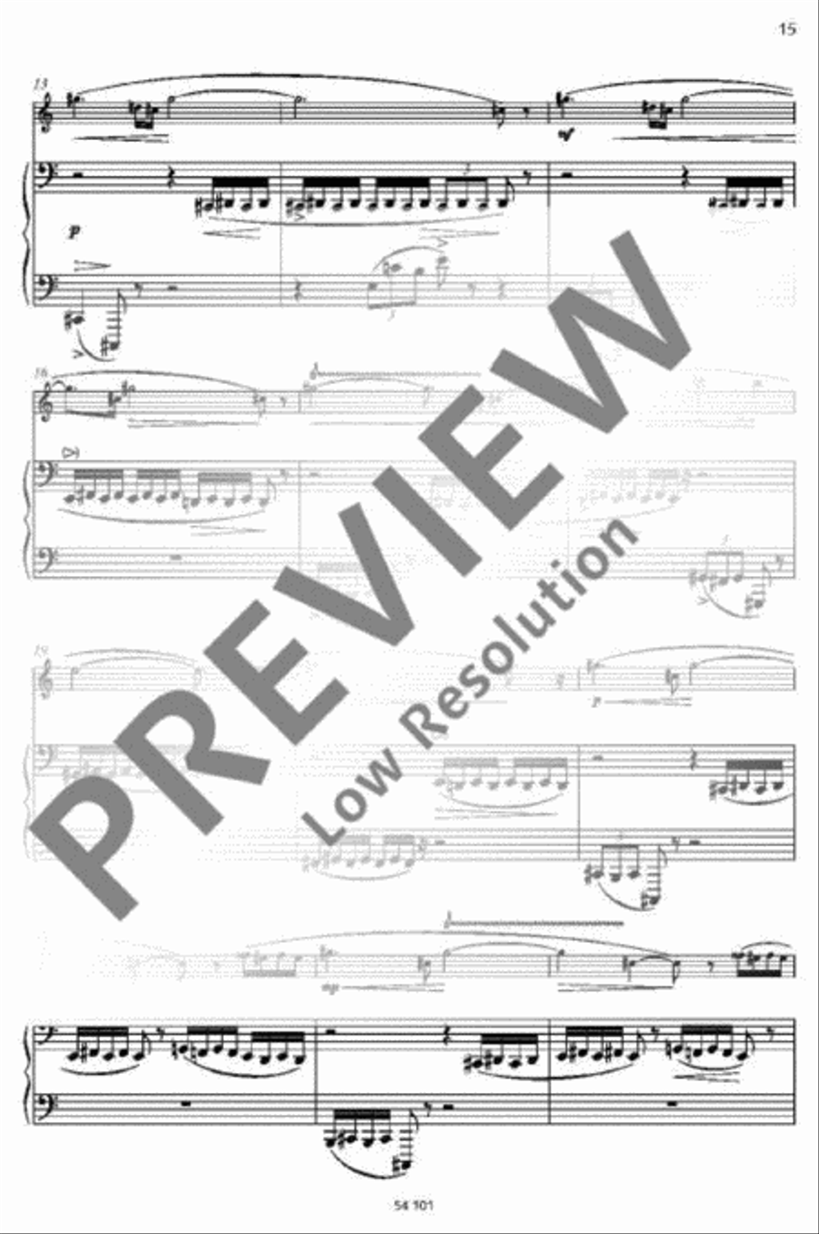 Capriccio notturno Flute scores gallery preview page 12