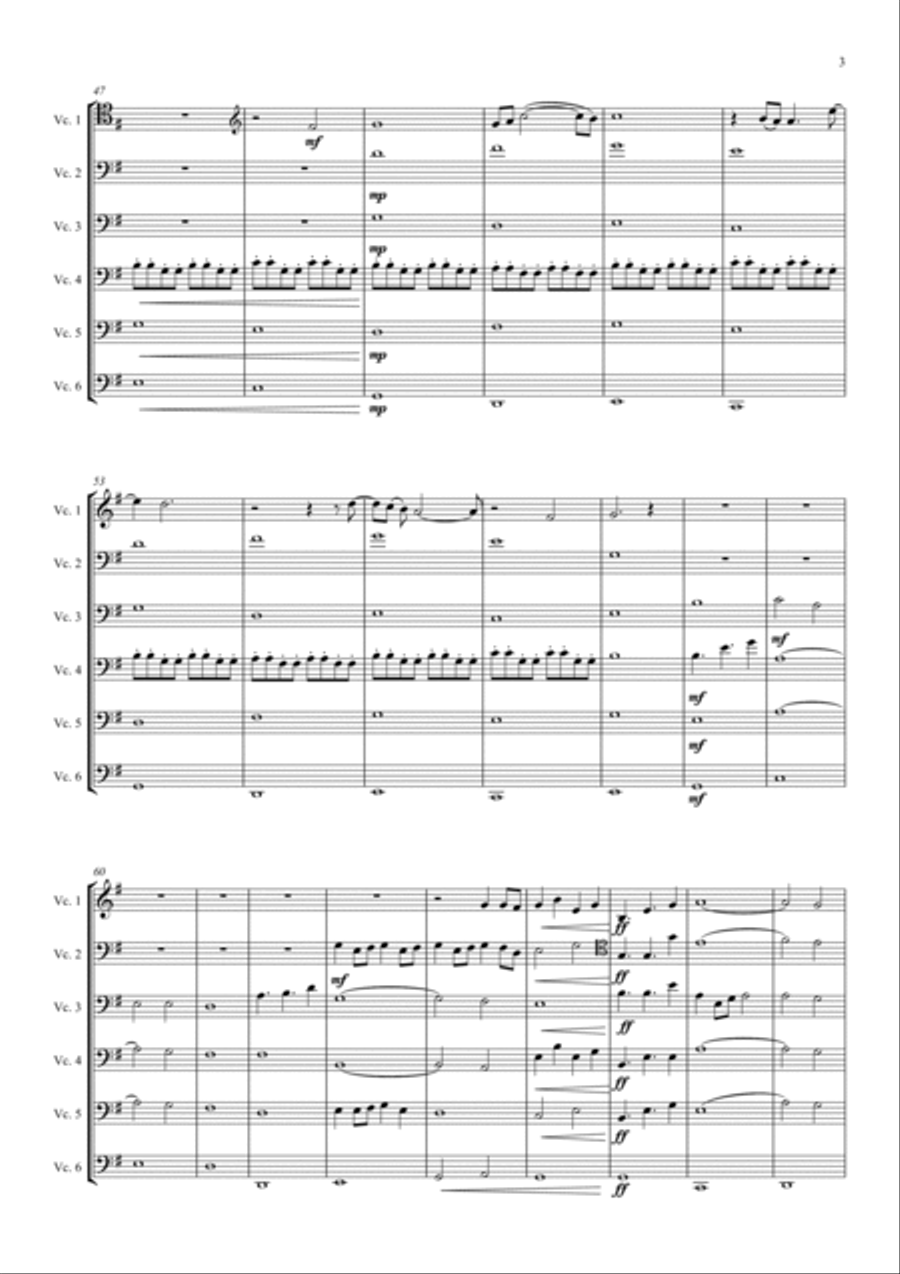 Now We Are Free - Score Only Set of Parts scores gallery preview page 3