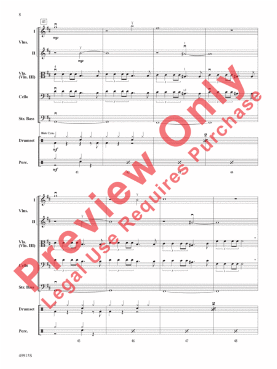 Enemy String Orchestra scores gallery preview page 9