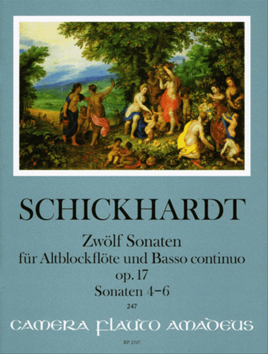 Twelve Sonatas op. 17 (Nr.4-6) Soprano Recorder scores gallery preview page 1