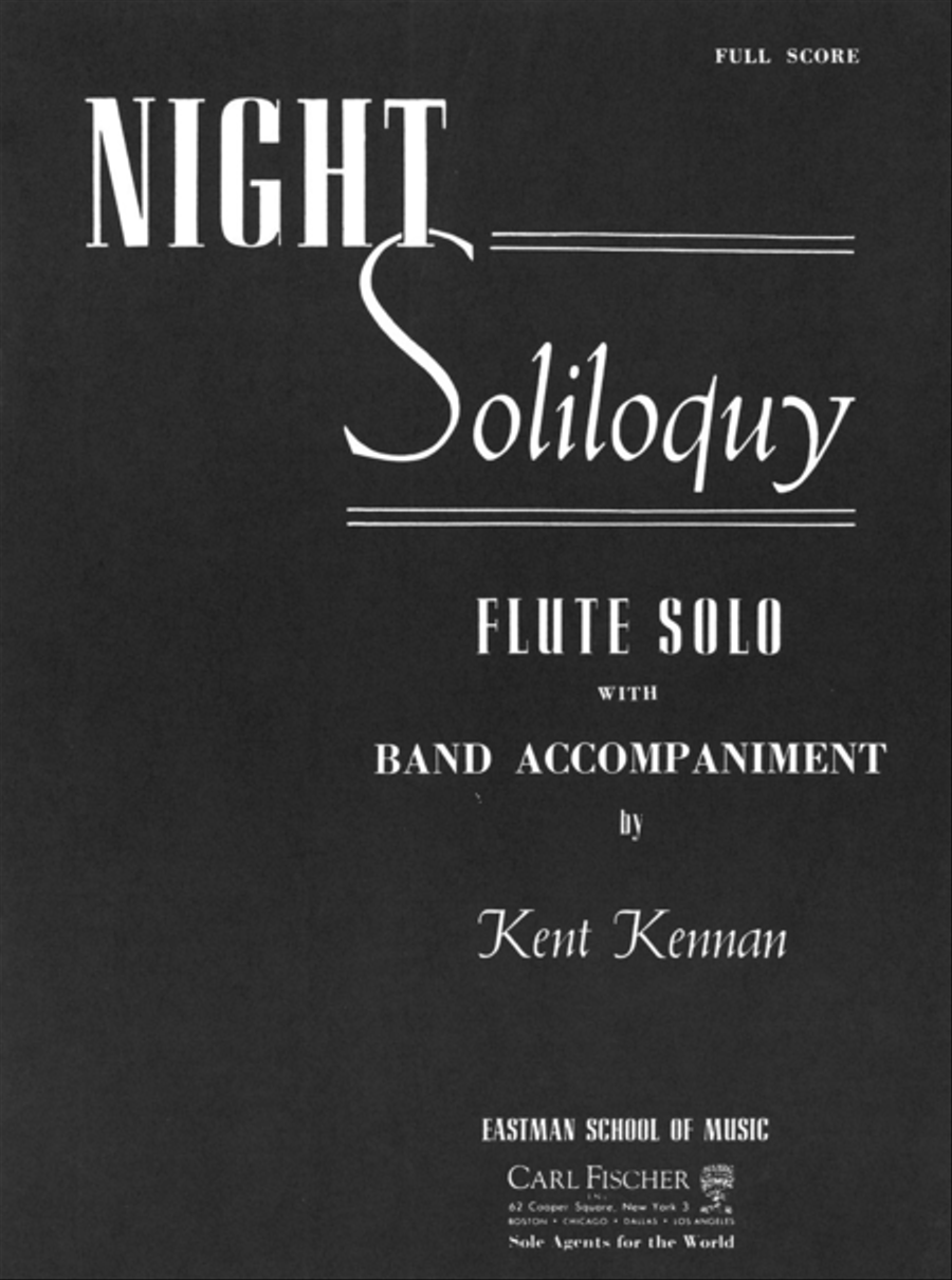 Night Soliloquy Concert Band scores gallery preview page 1