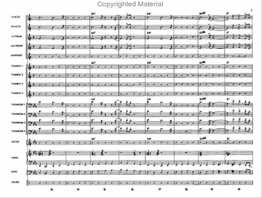 Chasin' Bill Jazz Ensemble scores gallery preview page 6