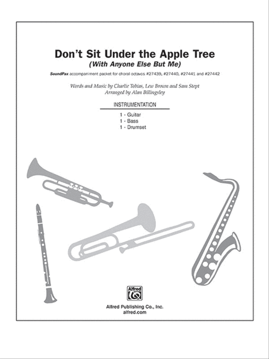 Don't Sit Under the Apple Tree Choir scores gallery preview page 1