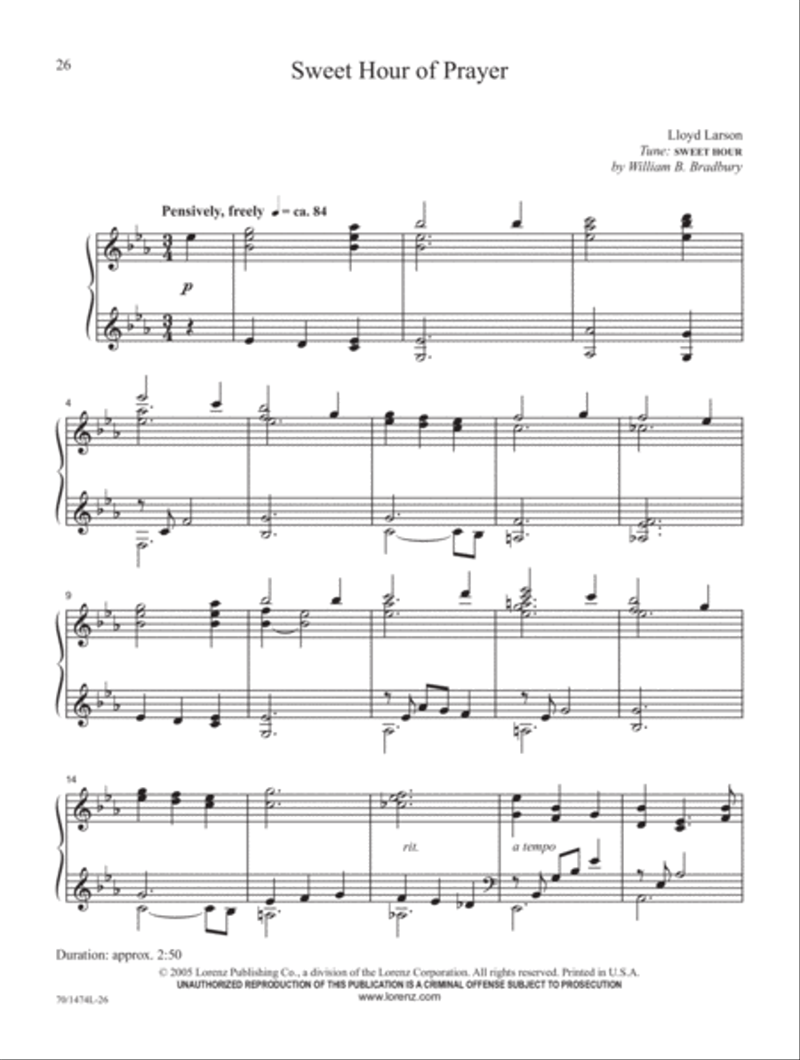 Gospel Legacy Gospel Legacy Piano Solo scores gallery preview page 14