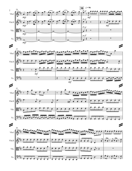 Telemann – Wassermusik Suite Complete (for String Quartet) image number null