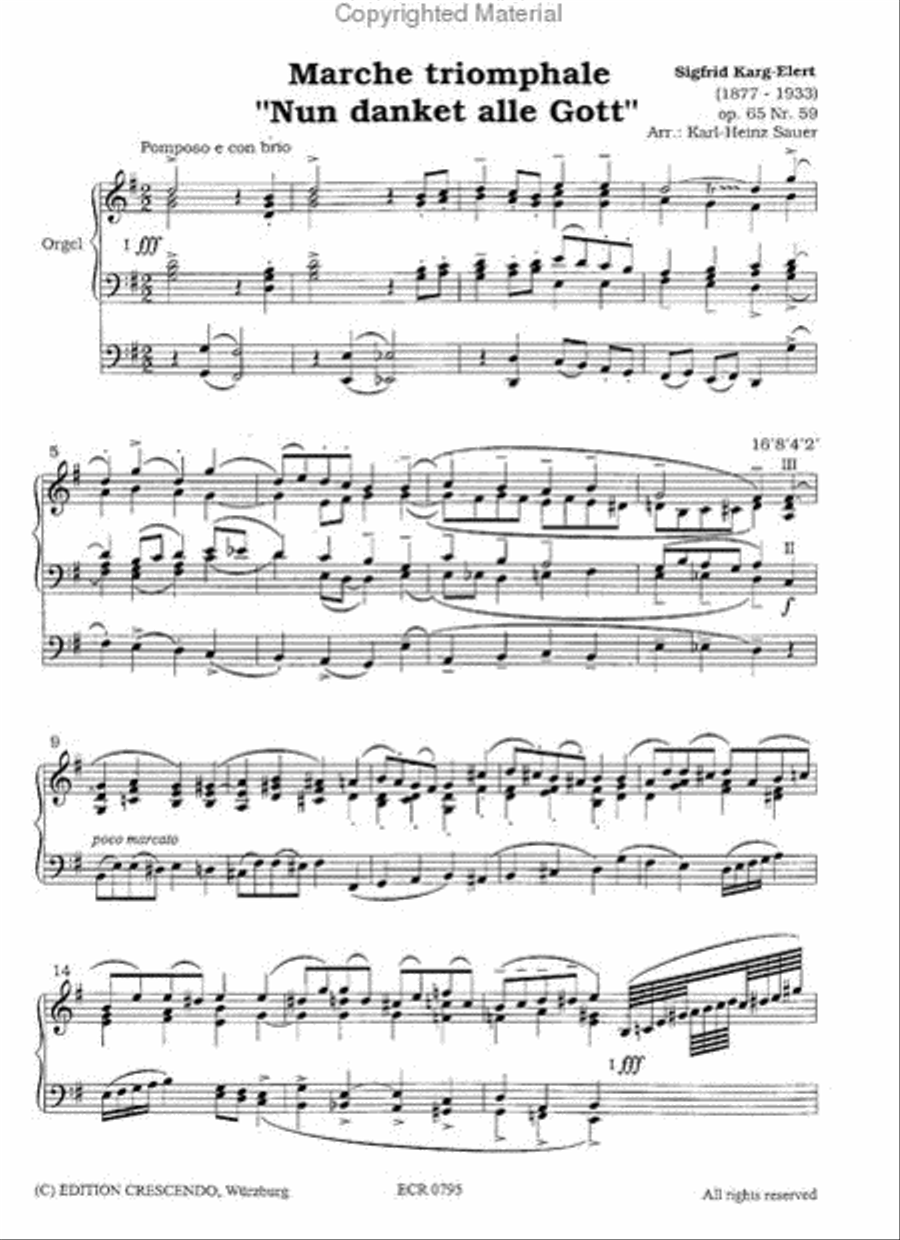 Marche Triomphale Brass Quartet scores gallery preview page 2