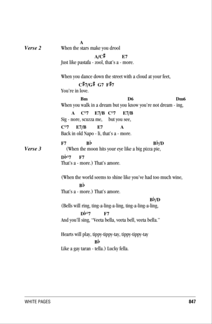 That's Amore (That's Love) Electric Guitar scores gallery preview page 2