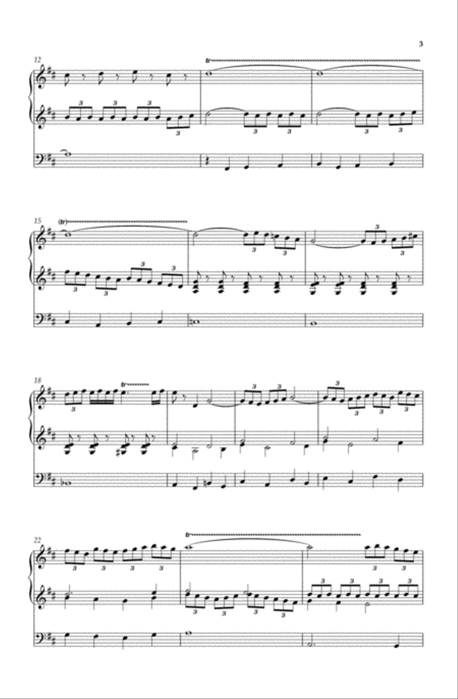 Psalm 105 Psalm 105 4-Part scores gallery preview page 3