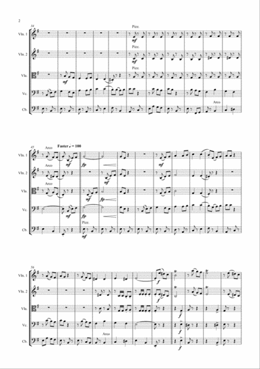 Bella Ciao - Italian Classic - String Orchestra String Orchestra scores gallery preview page 2