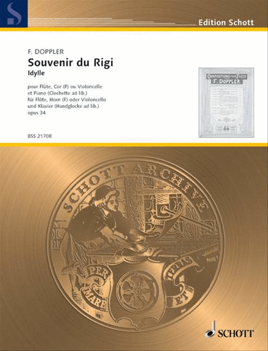 Souvenir du Rigi Flute scores gallery preview page 1