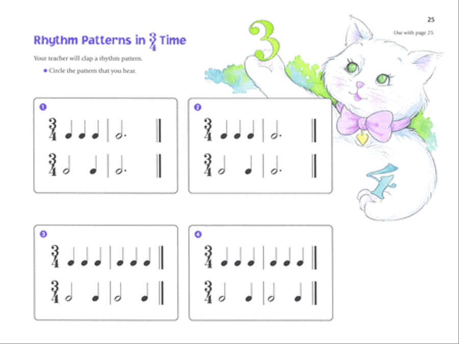 Music for Little Mozarts Music Workbook, Book 2 Piano Method scores gallery preview page 3