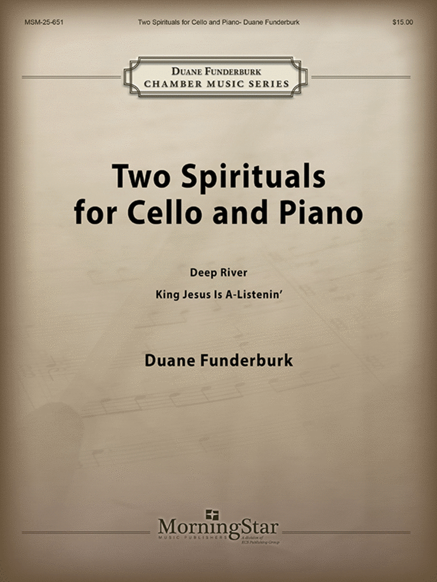 Two Spirituals for Cello and Piano image number null