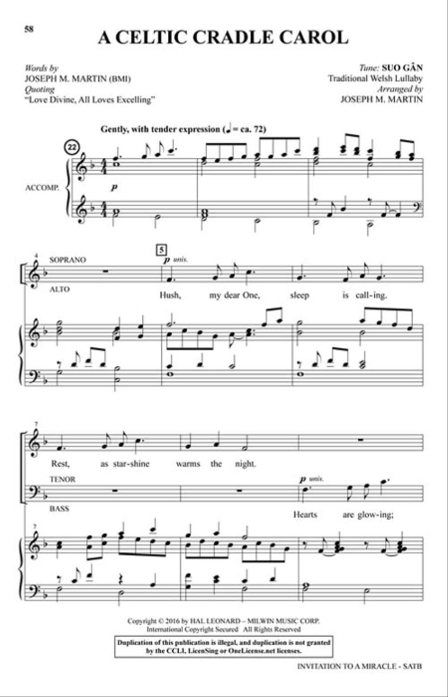 Invitation to a Miracle Choir scores gallery preview page 5
