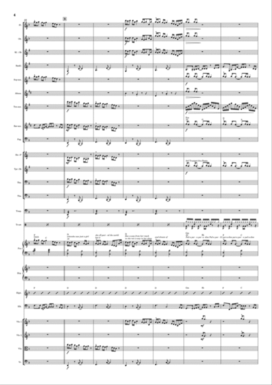 Paradise Full Orchestra scores gallery preview page 4