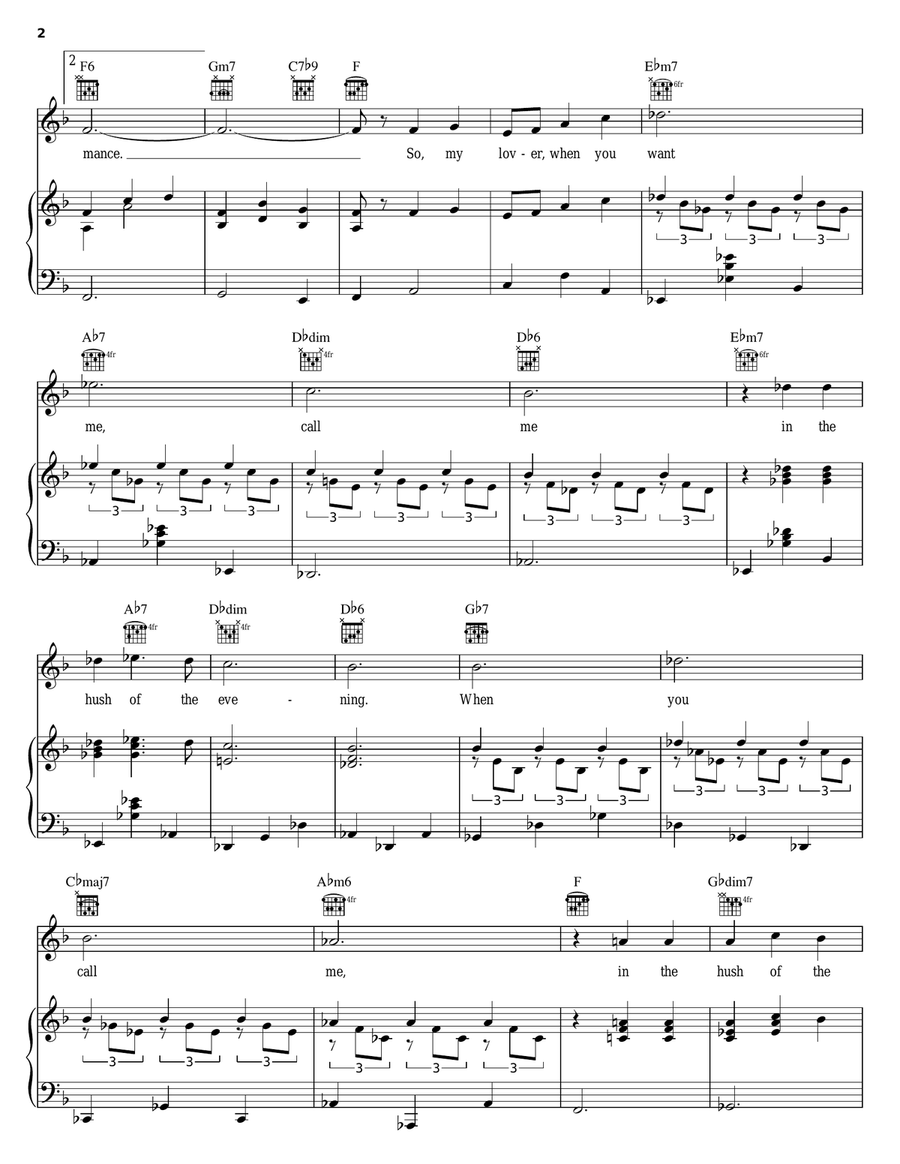 I'll Take Romance I'll Take Romance Piano, Vocal, Guitar scores gallery preview page 2