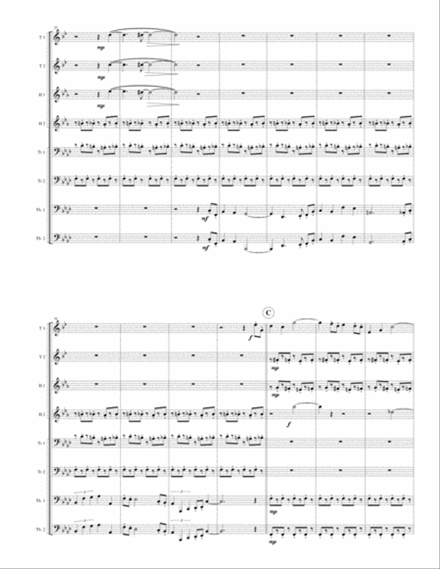 Fantasy for Brass Fantasy for Brass Brass Ensemble scores gallery preview page 3