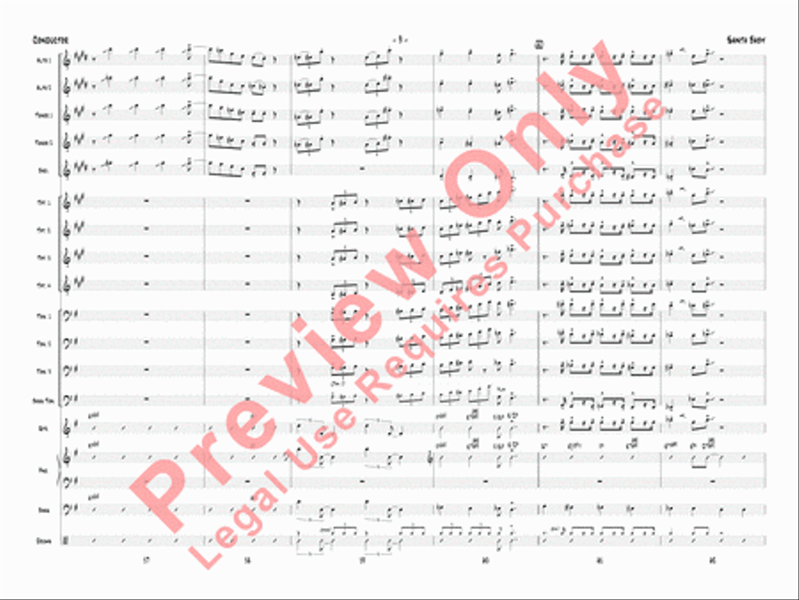 Santa Baby Jazz Ensemble scores gallery preview page 12