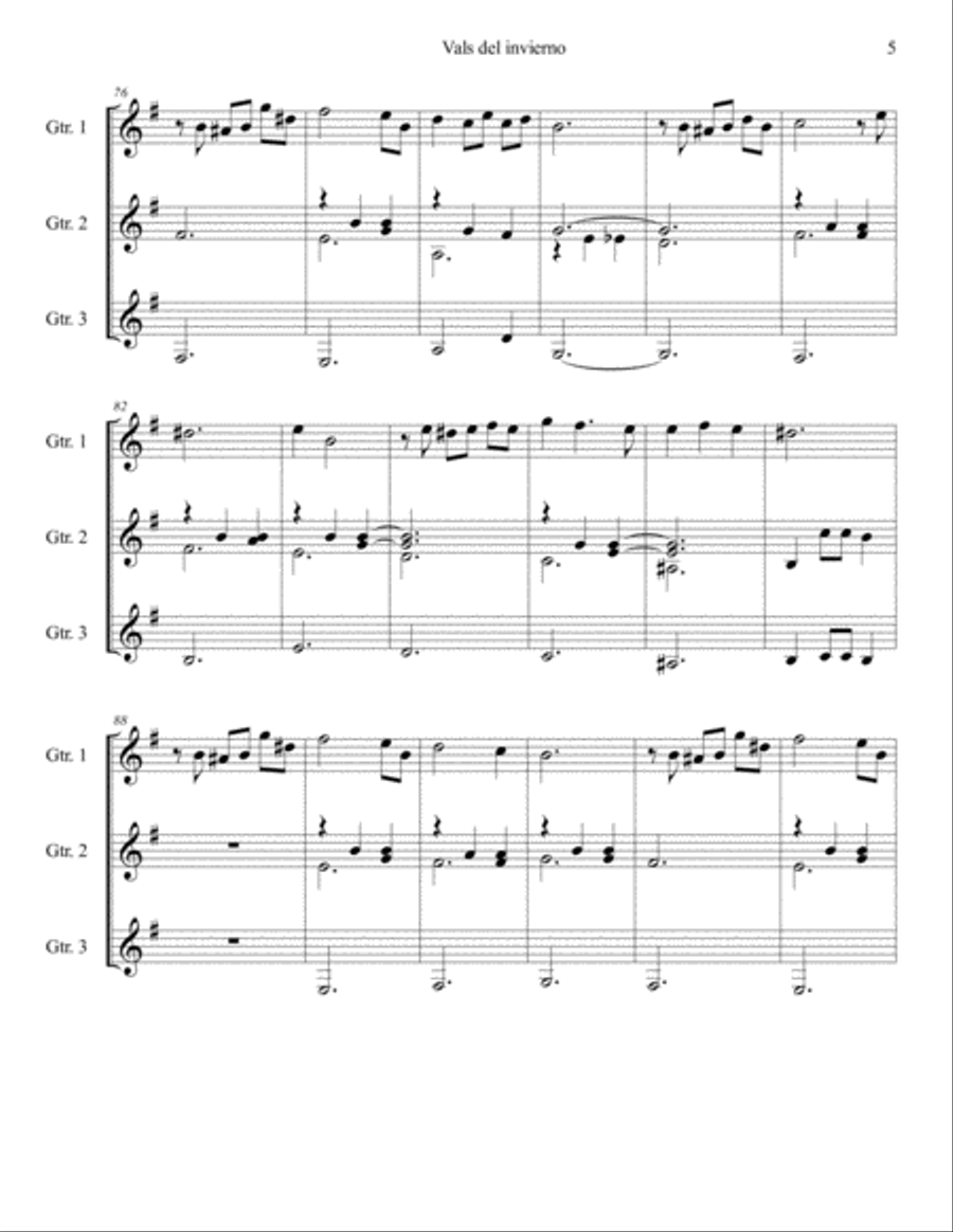 WINTER WALTZ WINTER WALTZ Small Ensemble scores gallery preview page 5