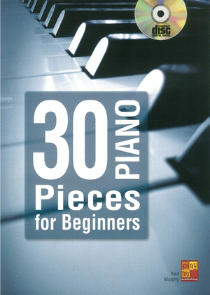 Book cover for 30 Piano Pieces for Beginners