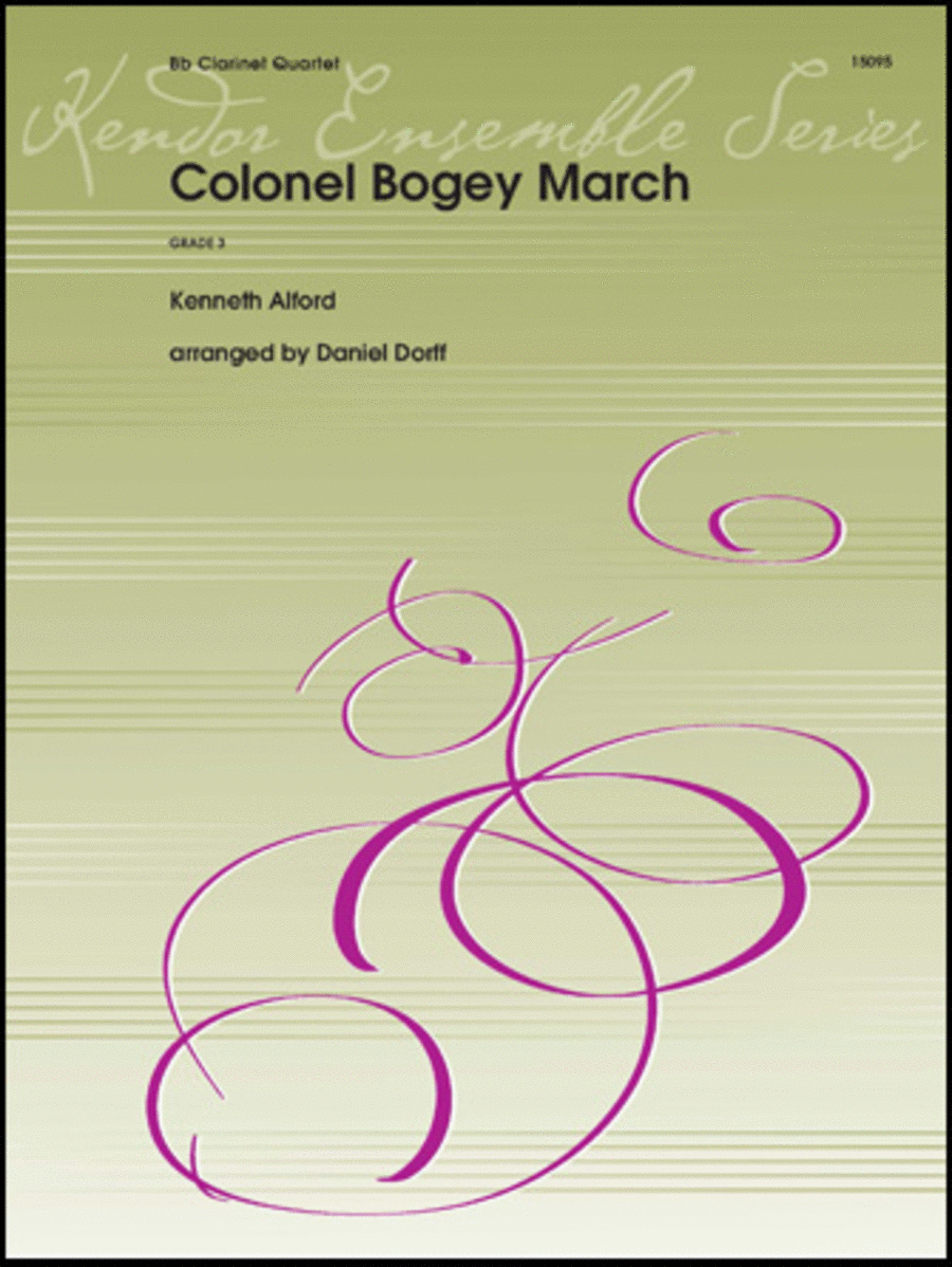 Colonel Bogey March Clarinet Quartet scores gallery preview page 1