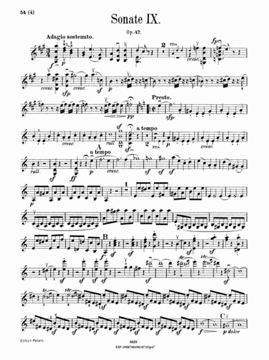 Sonata in A Major, Op. 47