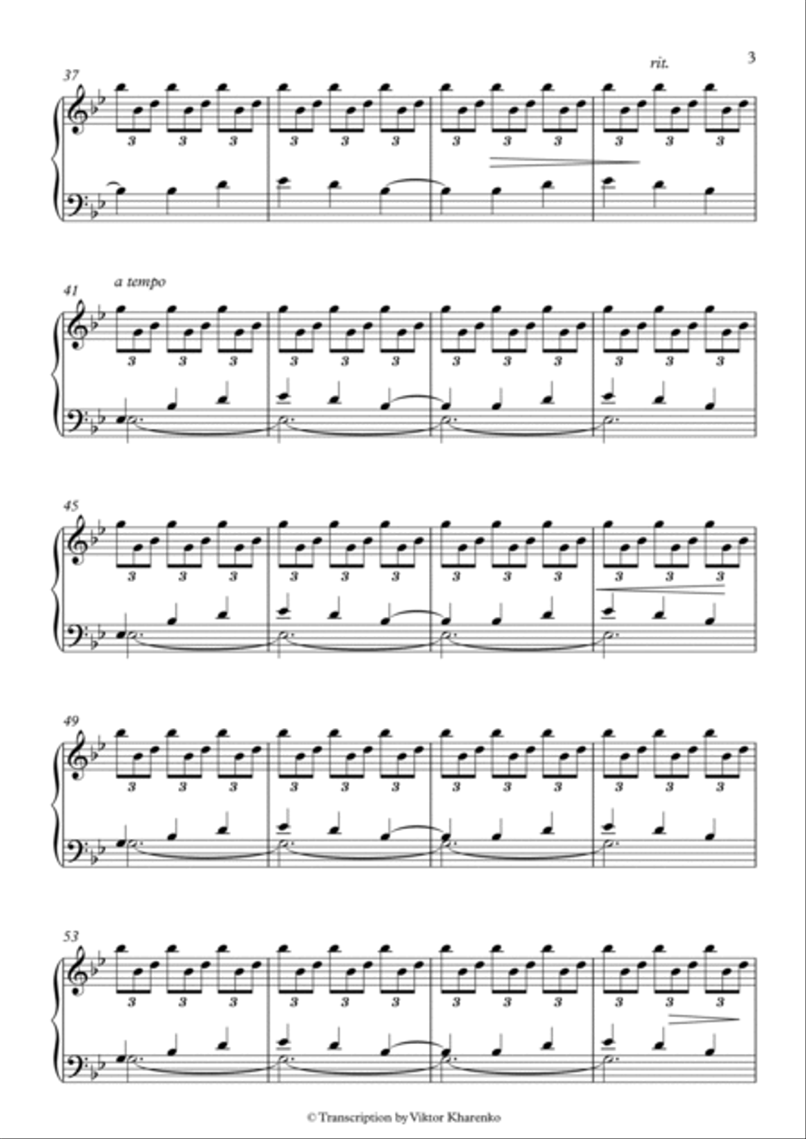 Komorebi Piano Solo scores gallery preview page 3