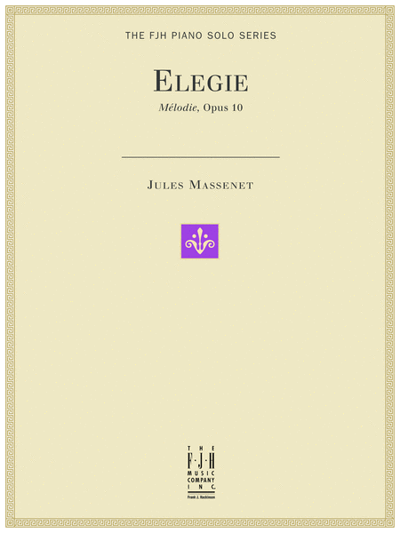 Elegie, Melodie, Op. 10