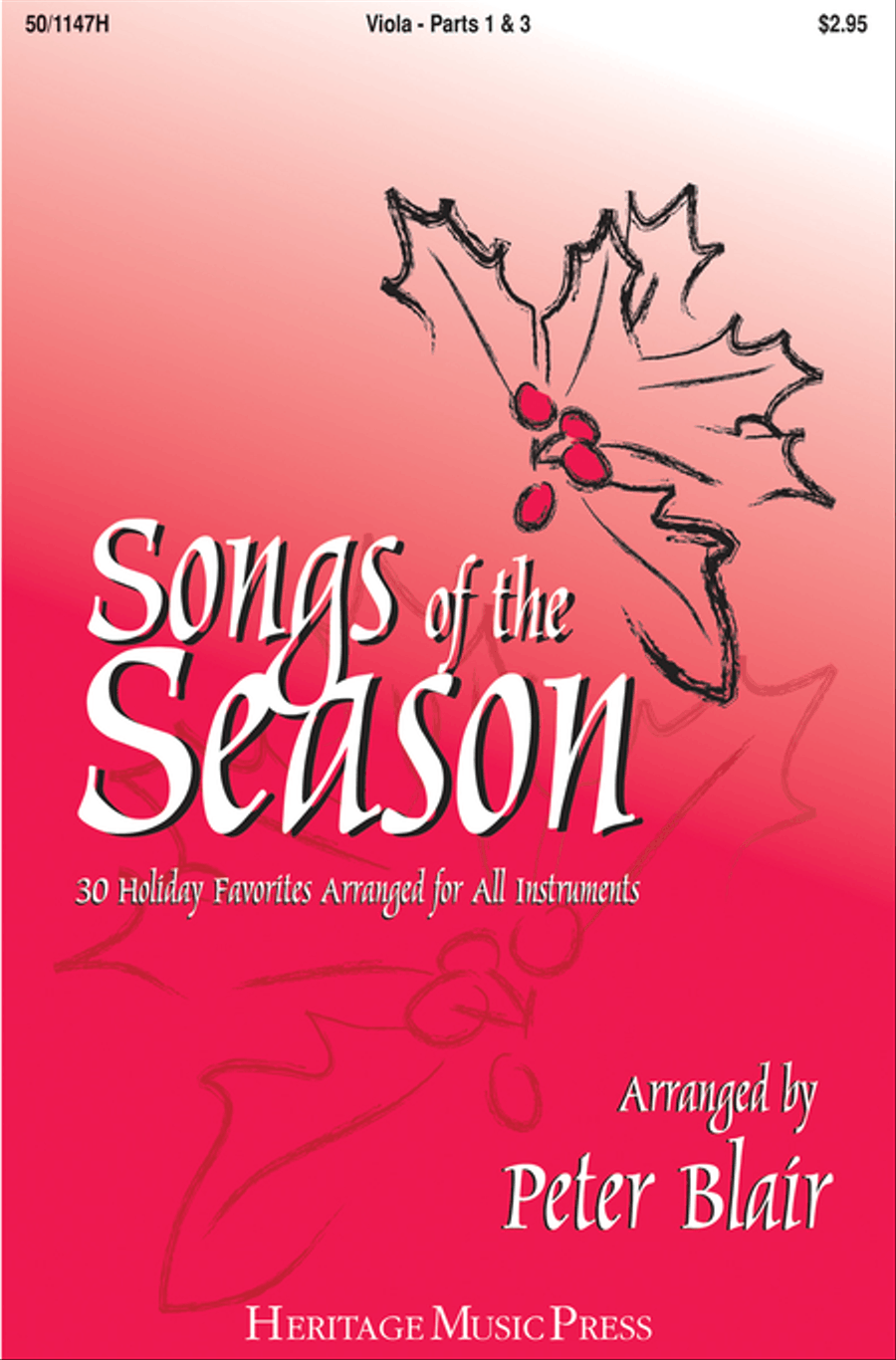 Songs of the Season - Viola (Parts 1 & 3) Viola scores gallery preview page 1