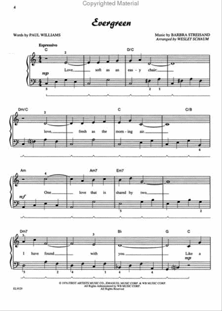 Schaum Pop Favorites Piano Method scores gallery preview page 3