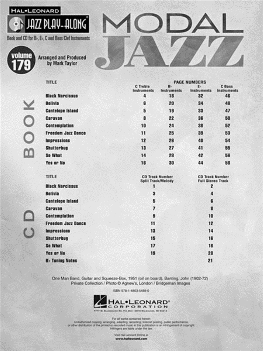 Modal Jazz C Instrument scores gallery preview page 3