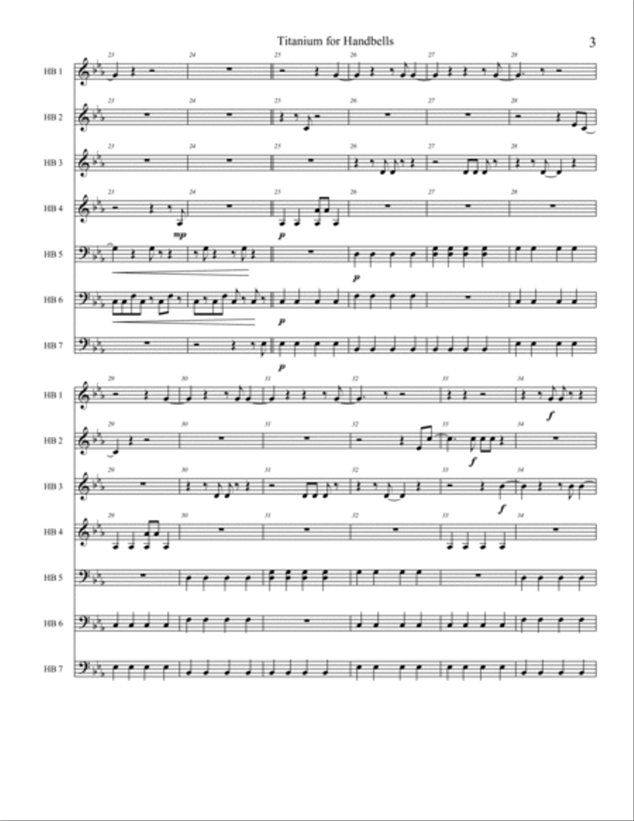 Titanium Percussion Ensemble scores gallery preview page 3