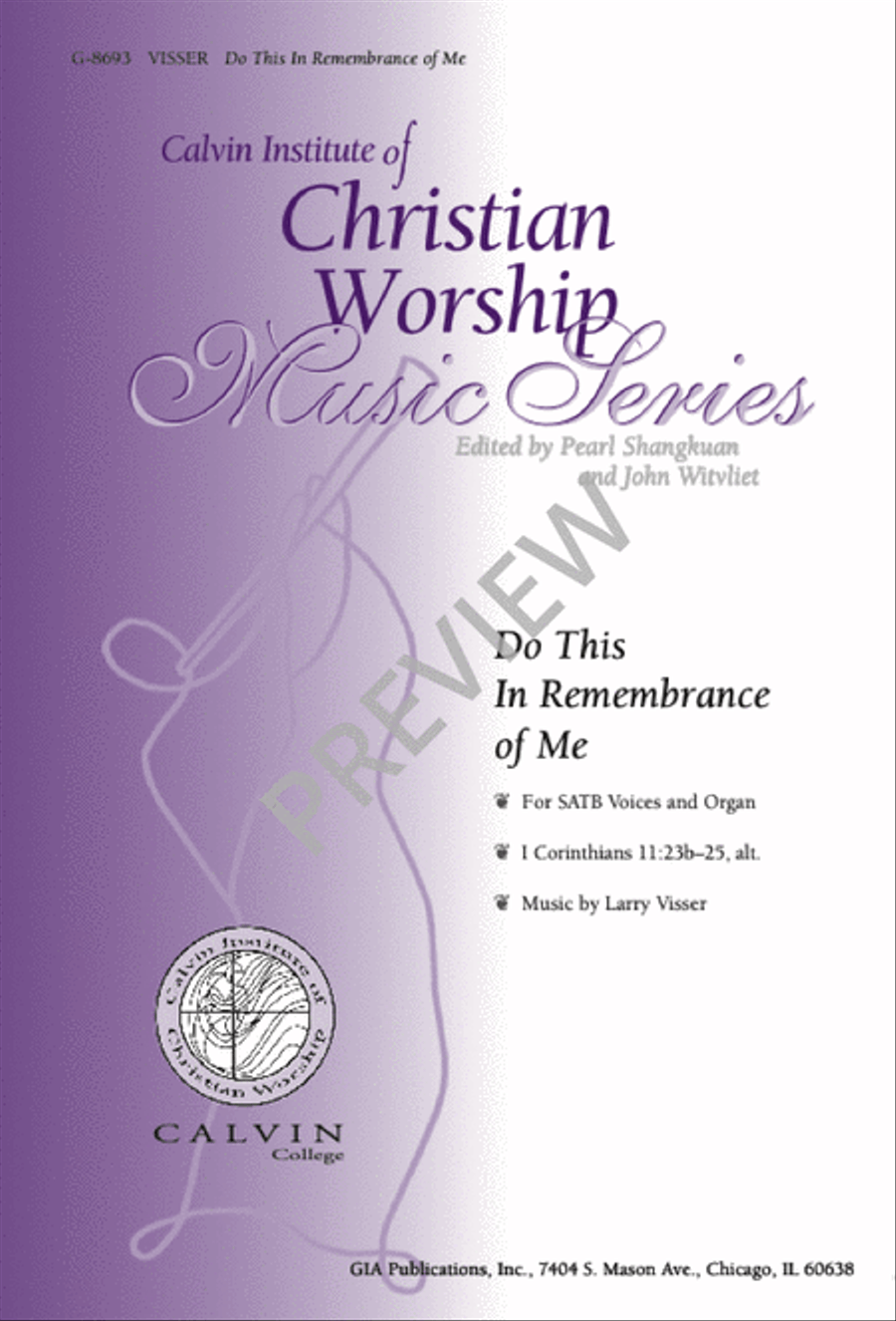 Do This in Remembrance of Me 4-Part scores gallery preview page 9