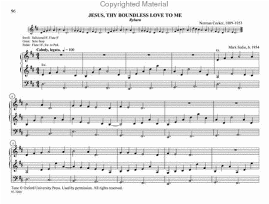 Song of the Gospel, Vol. 2 Organ scores gallery preview page 12