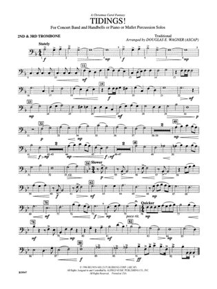 Tidings! (A Christmas Carol Fantasy): 2nd & 3rd Trombone