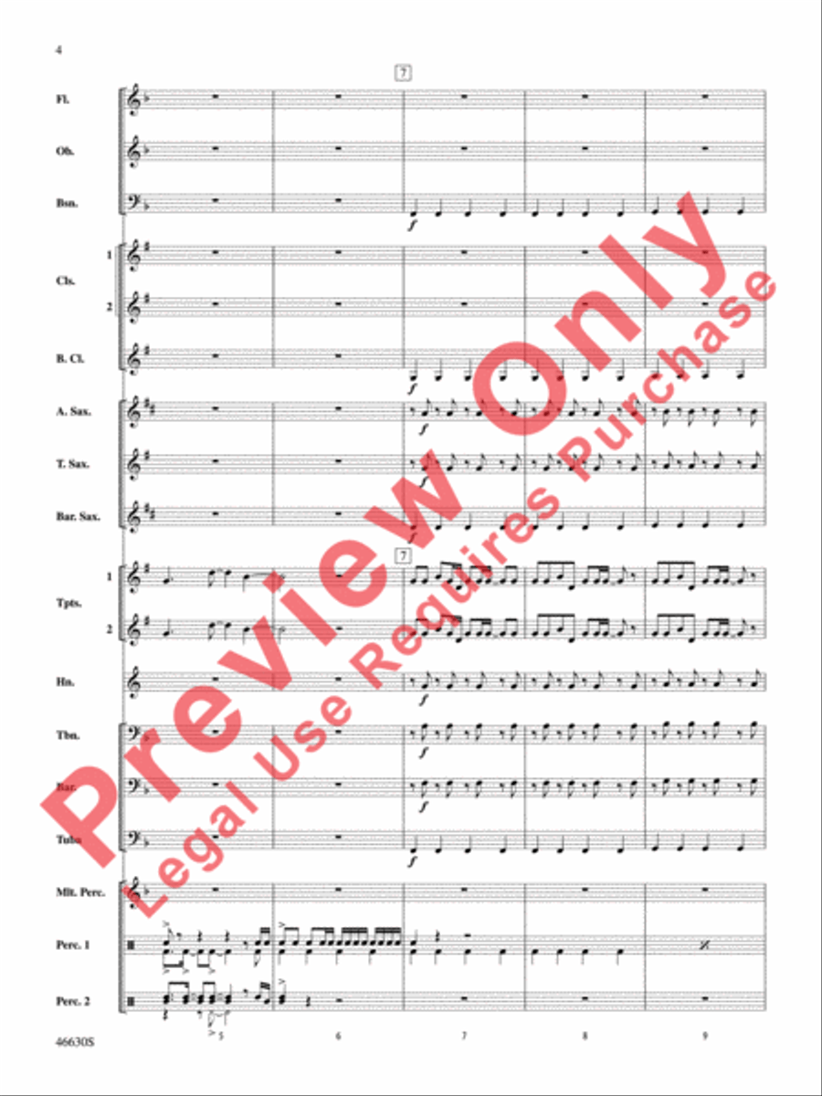 The LEGO Ninjago Movie: Selections from the Motion Picture Soundtrack Concert Band scores gallery preview page 5