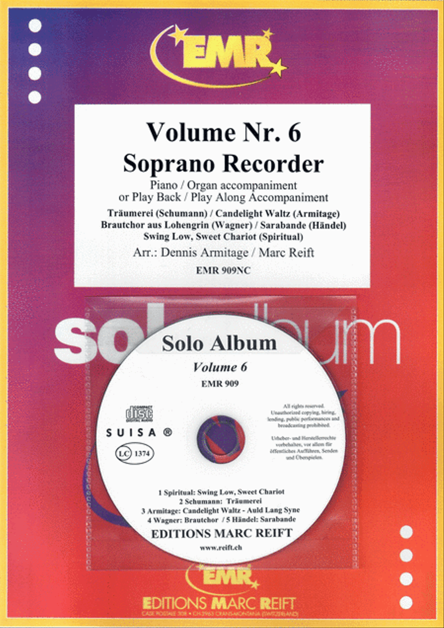 Solo Album Volume 06 Soprano Recorder scores gallery preview page 1