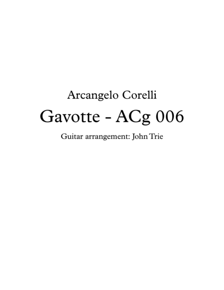 Gavotte - ACg006 tab image number null