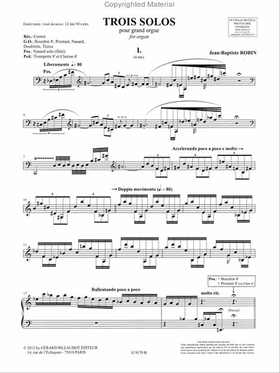 Trois Solos Chamber Music scores gallery preview page 2