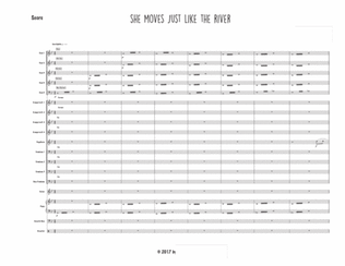 She Moves Just Like the River [SCORE]