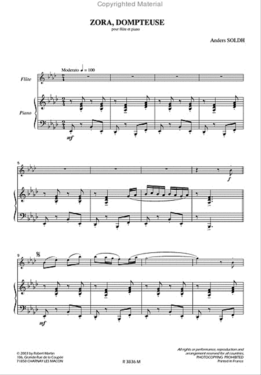 Le Petit Flûté au Cirque Vol.4 Piano scores gallery preview page 12
