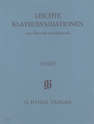 Book cover for Easy Piano Variations from the Baroque and Classical Periods