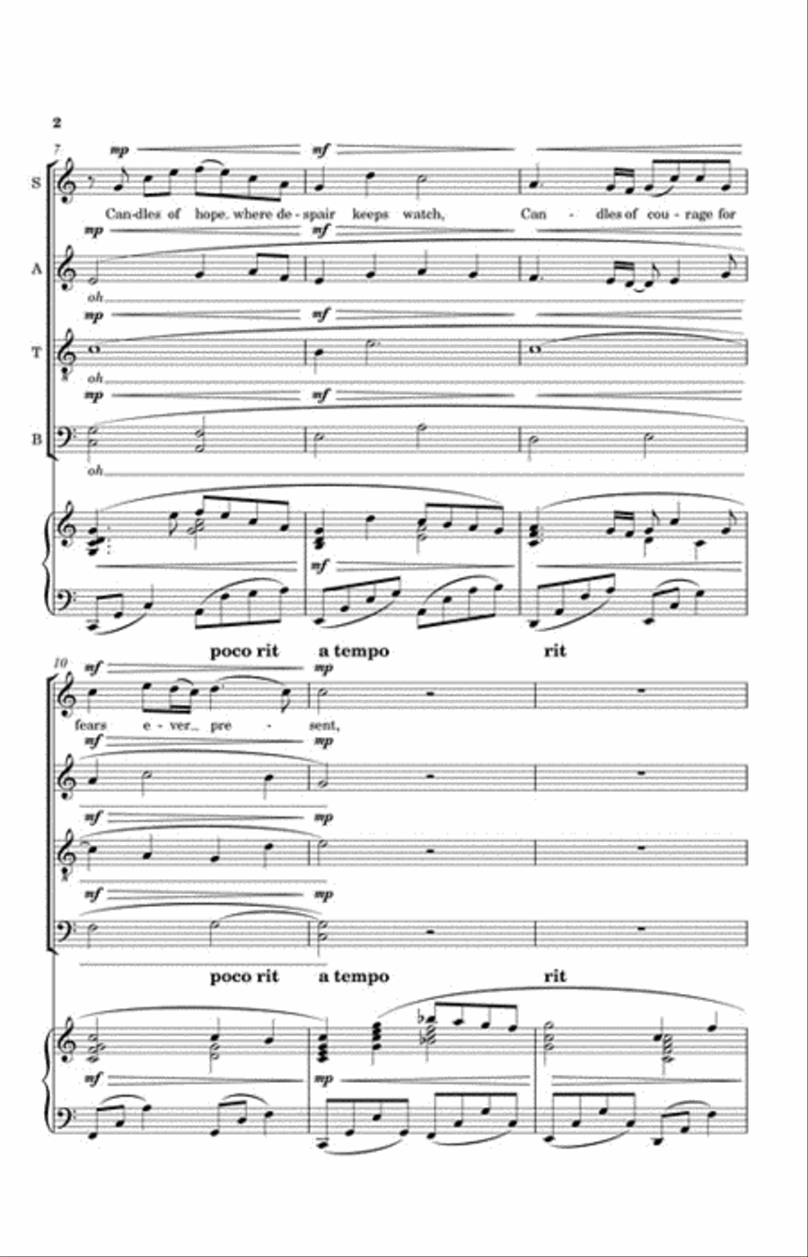 I Will Light Candles This Christmas Divisi scores gallery preview page 3