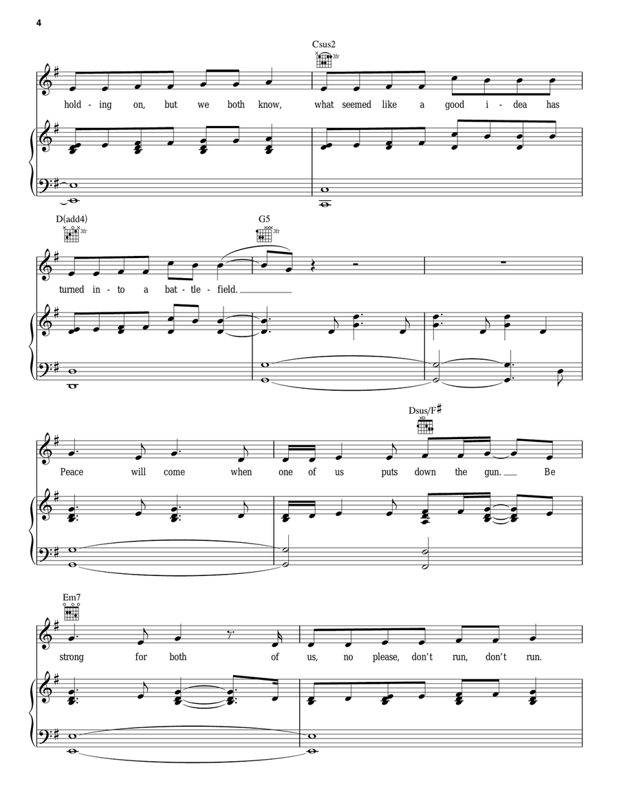 Battlefield Acoustic Guitar scores gallery preview page 4