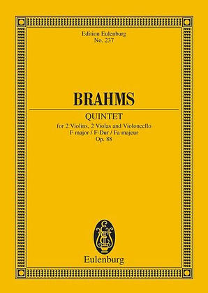 Book cover for String Quintet in F Major, Op. 88