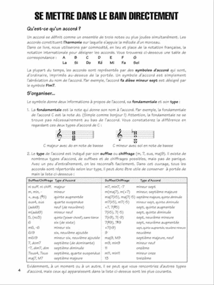 FastTrack Guitar Chords & Scales – French Edition Guitar Tablature scores gallery preview page 3